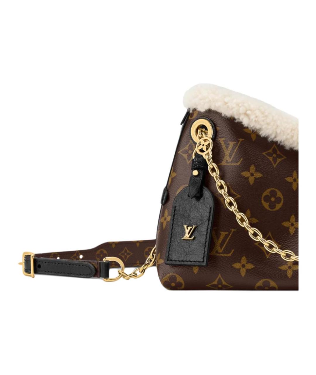LOUIS VUITTON Коричневая сумка через плечо, фото 5