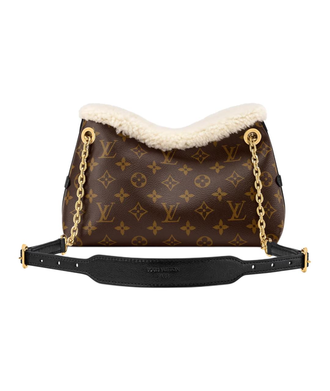 LOUIS VUITTON Коричневая сумка через плечо, фото 3