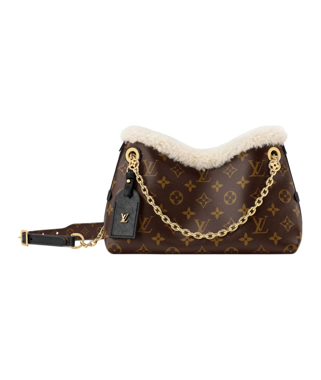 LOUIS VUITTON Коричневая сумка через плечо, фото 1