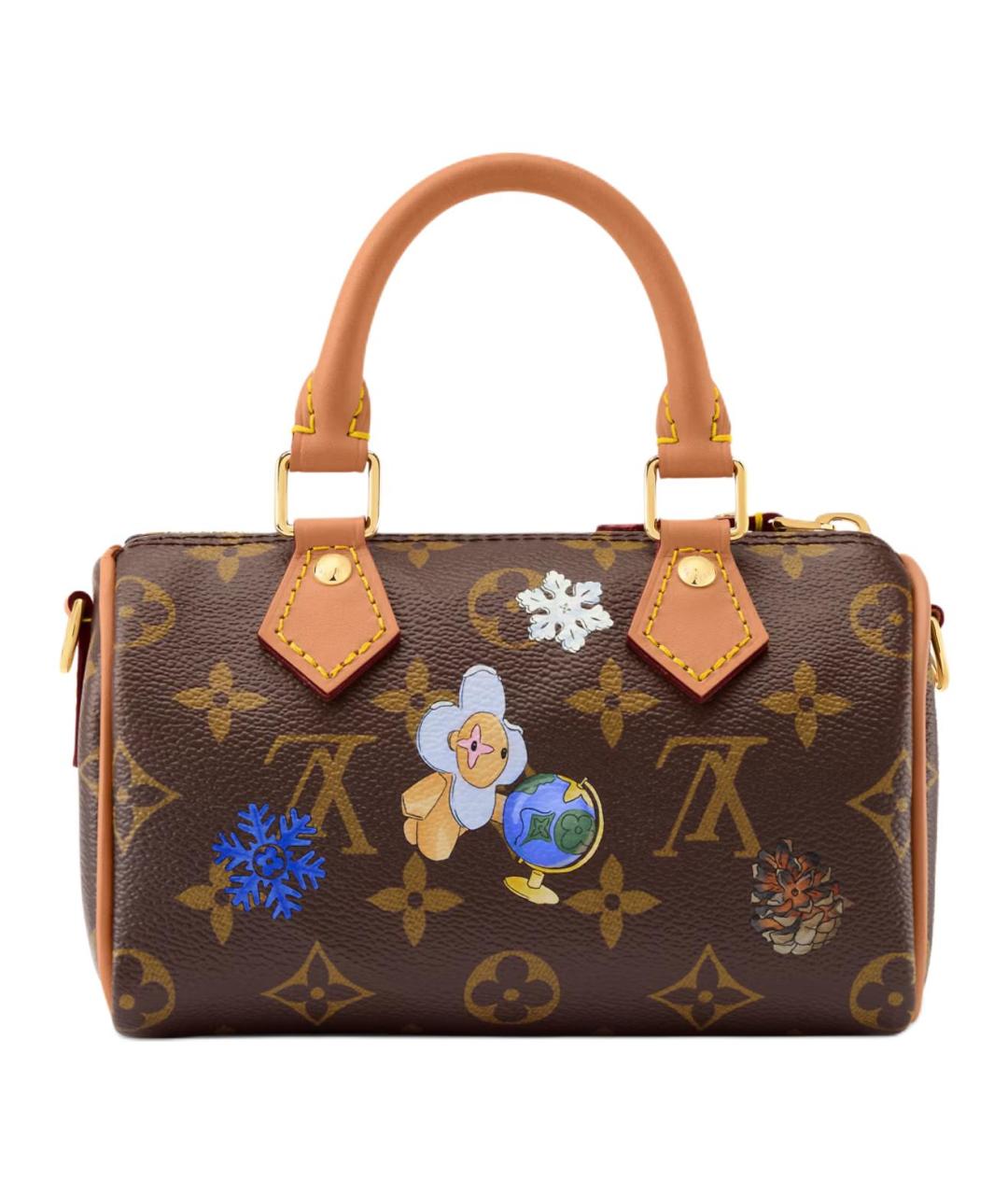 LOUIS VUITTON Коричневая сумка тоут, фото 3