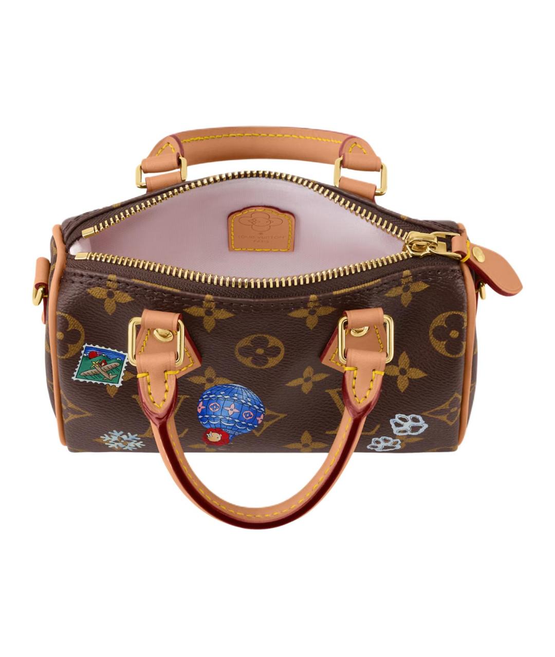 LOUIS VUITTON Коричневая сумка тоут, фото 4