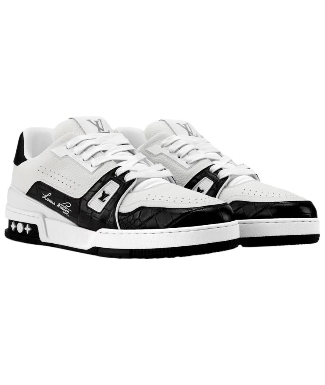 LOUIS VUITTON Мульти кожаные низкие кроссовки / кеды, фото 3