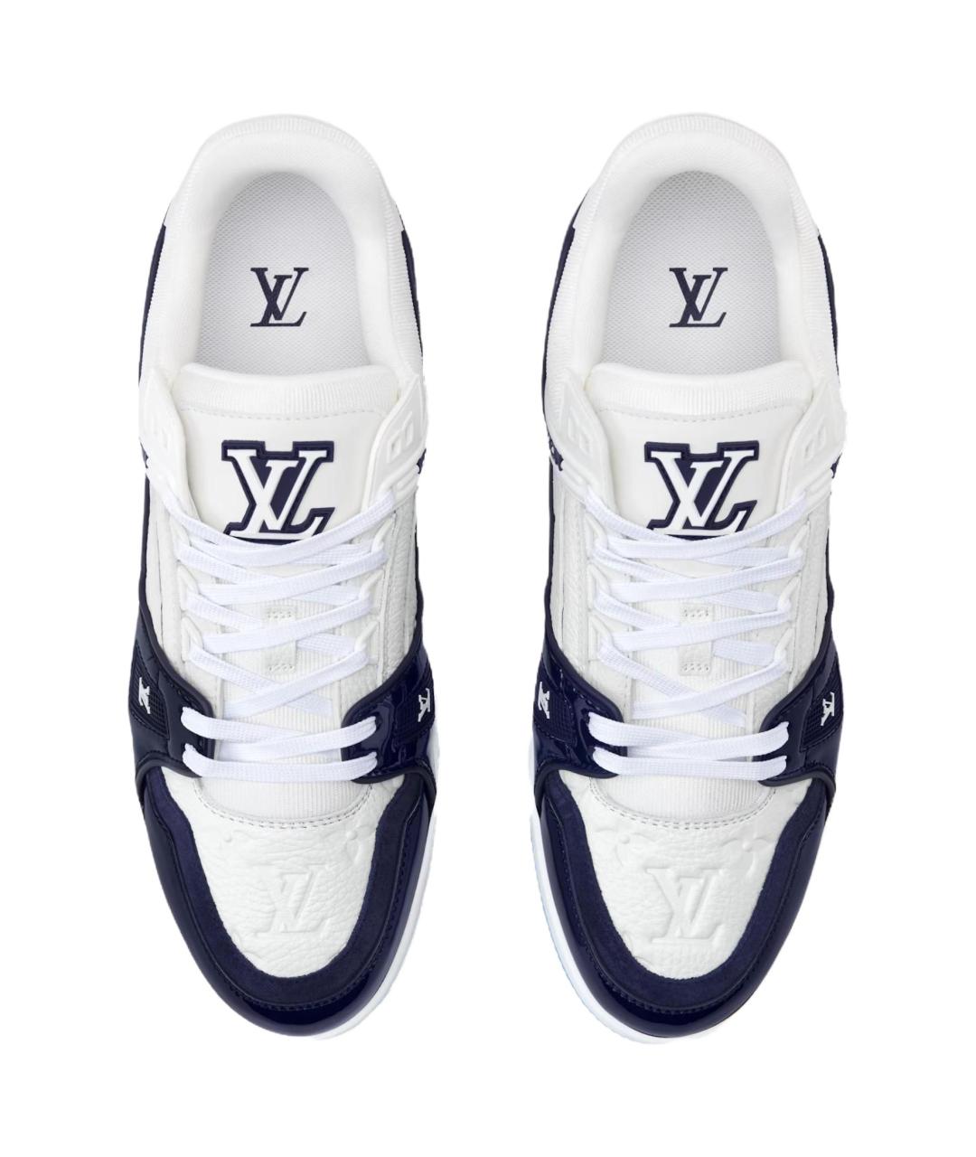 LOUIS VUITTON Мульти кожаные низкие кроссовки / кеды, фото 4