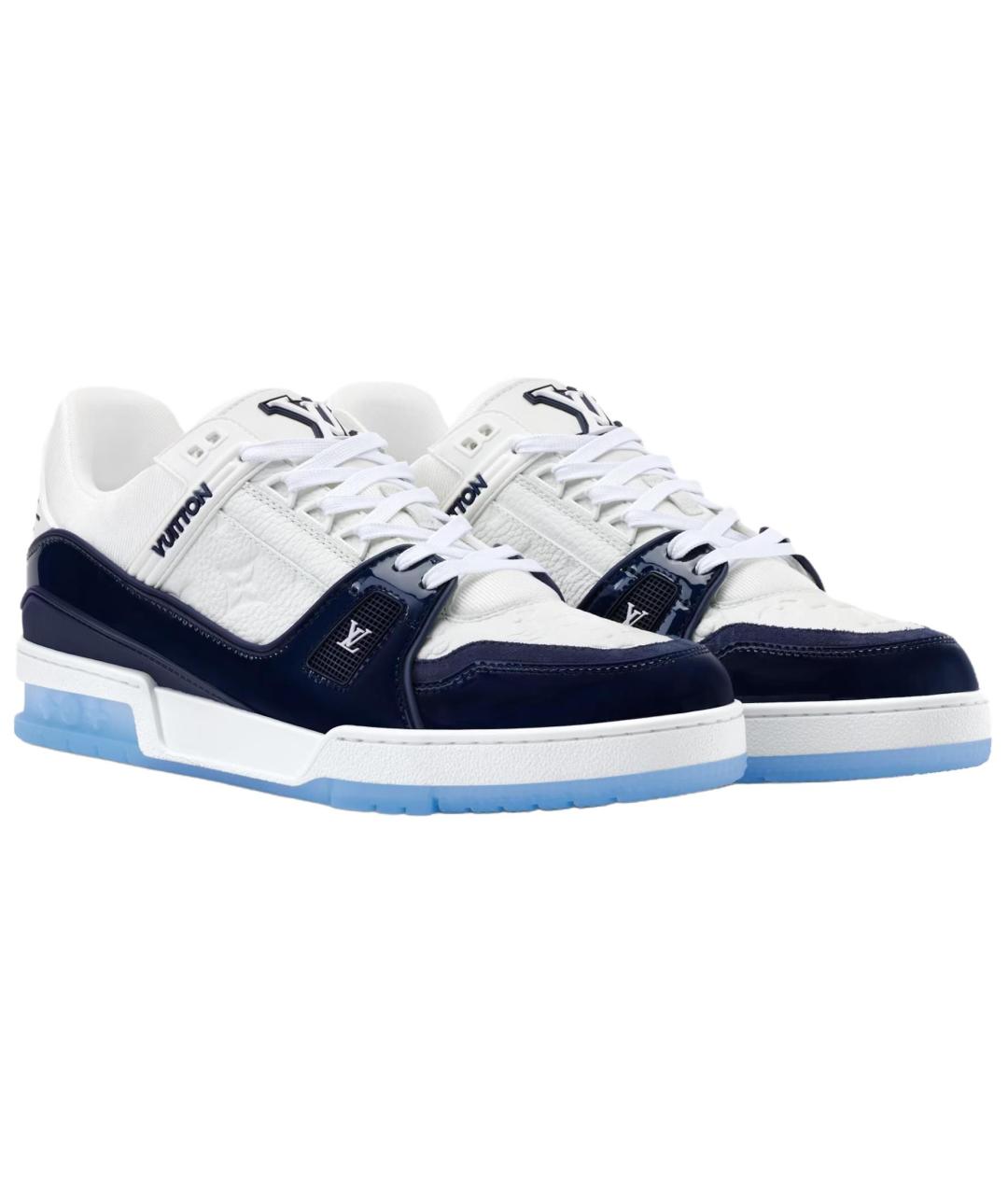 LOUIS VUITTON Мульти кожаные низкие кроссовки / кеды, фото 3