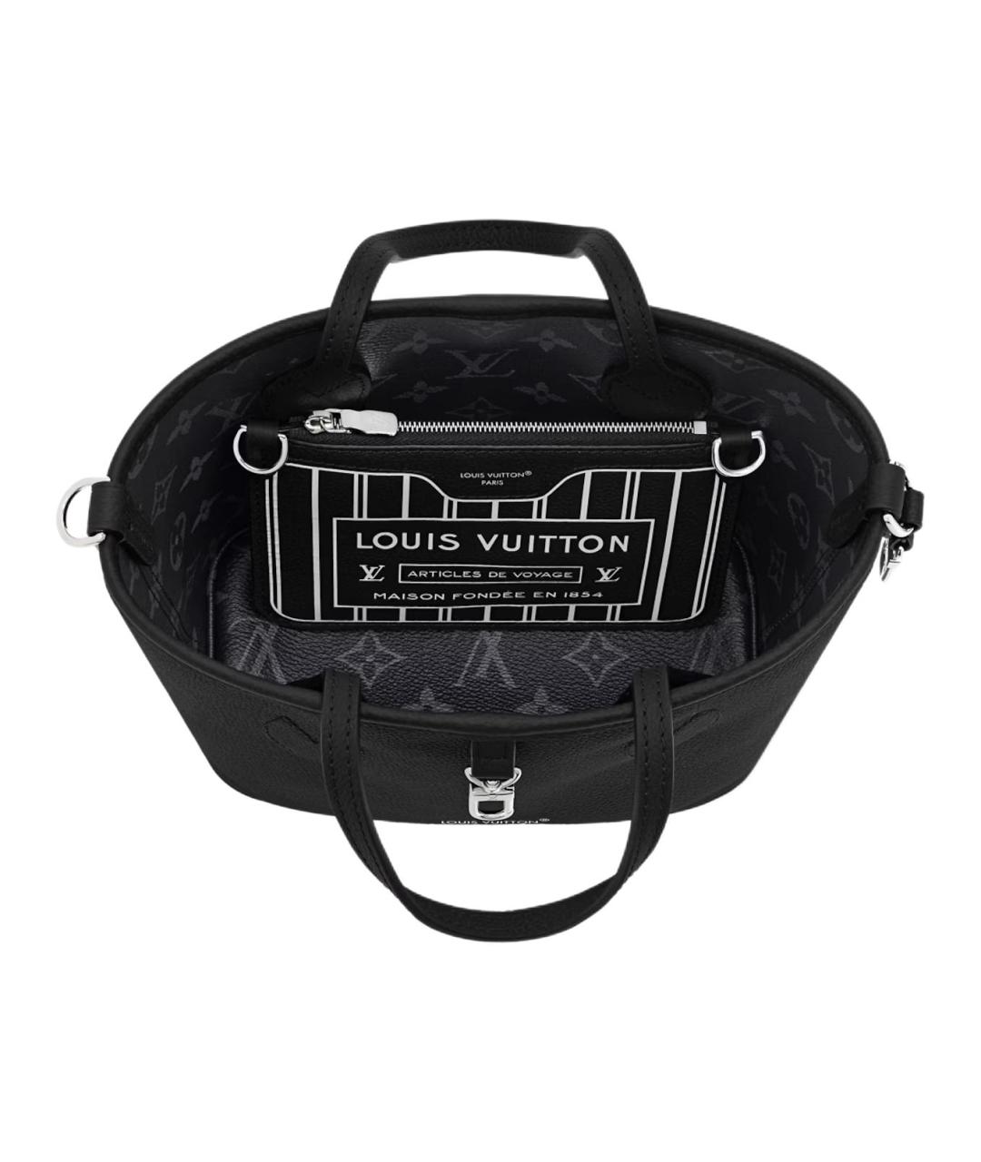 LOUIS VUITTON Черная сумка тоут, фото 5