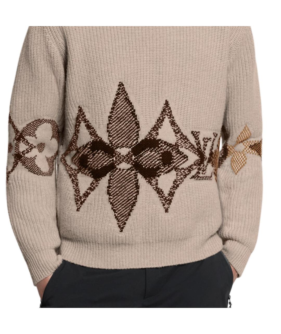 LOUIS VUITTON Бежевый джемпер / свитер, фото 5