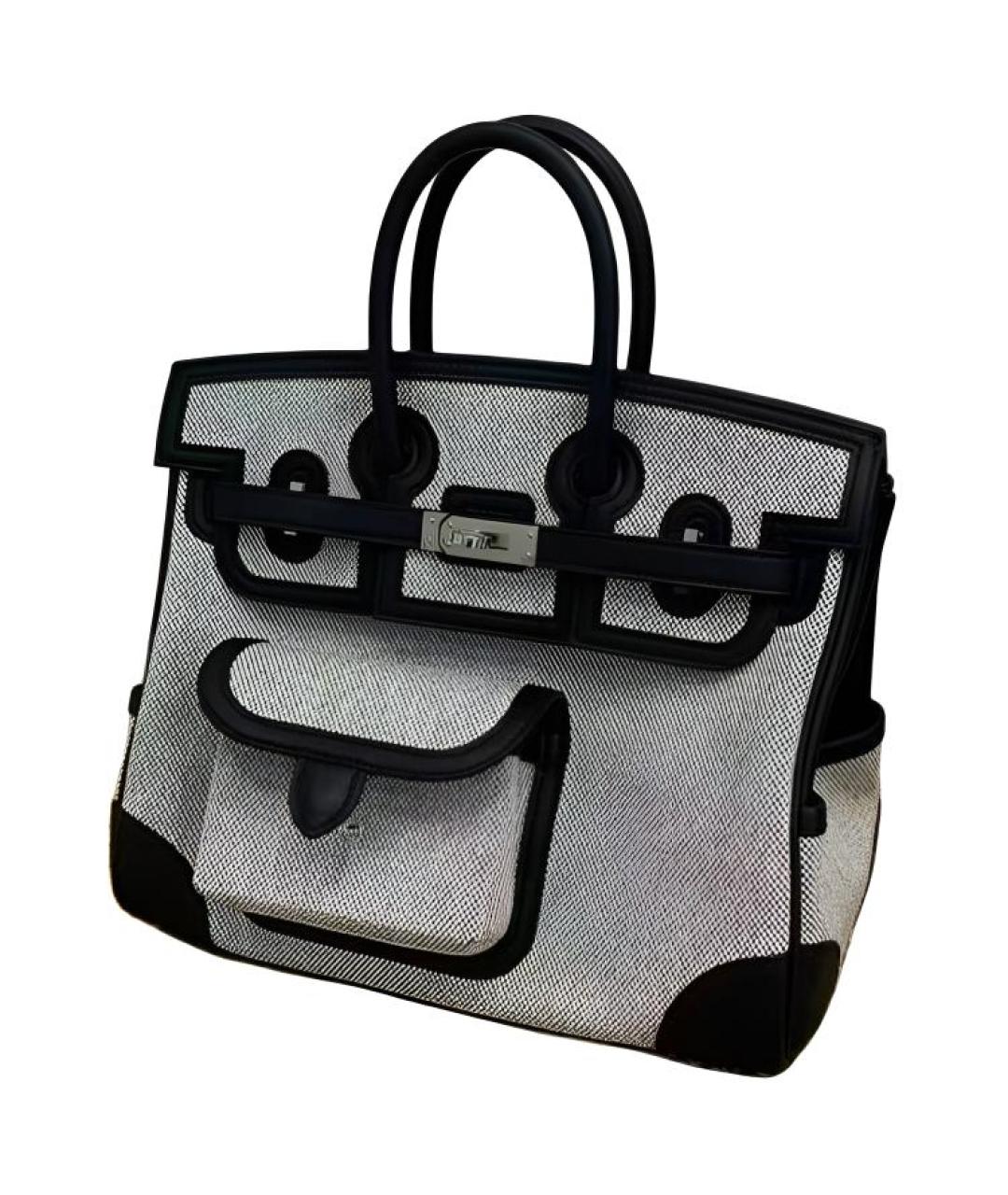 HERMES Черная сумка с короткими ручками, фото 2