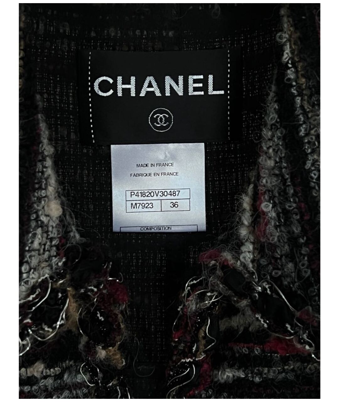 CHANEL PRE-OWNED Черный жакет/пиджак, фото 3