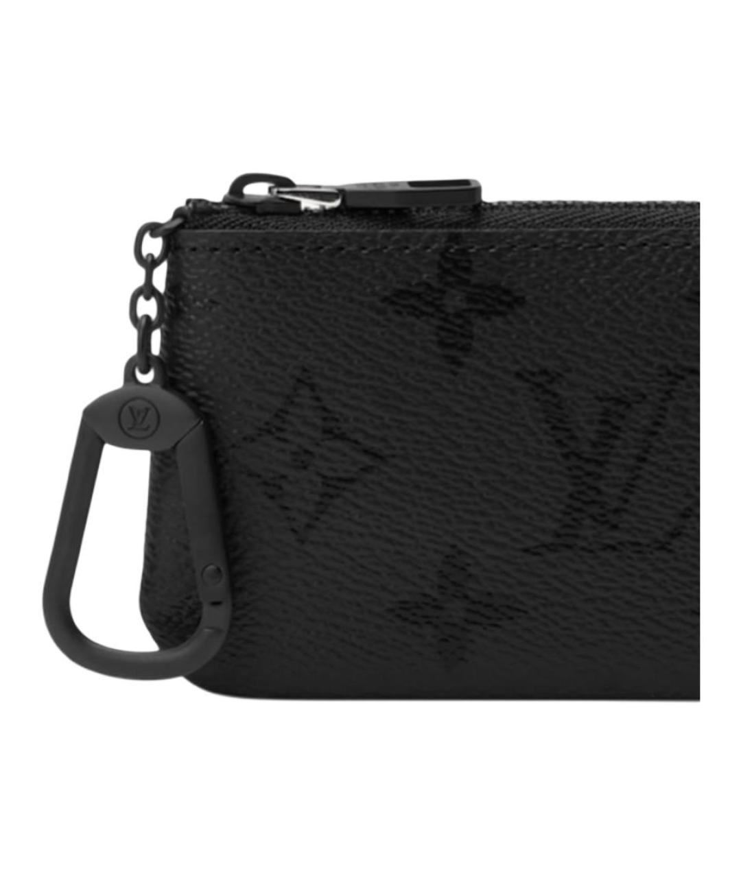 LOUIS VUITTON Черная ключница, фото 5