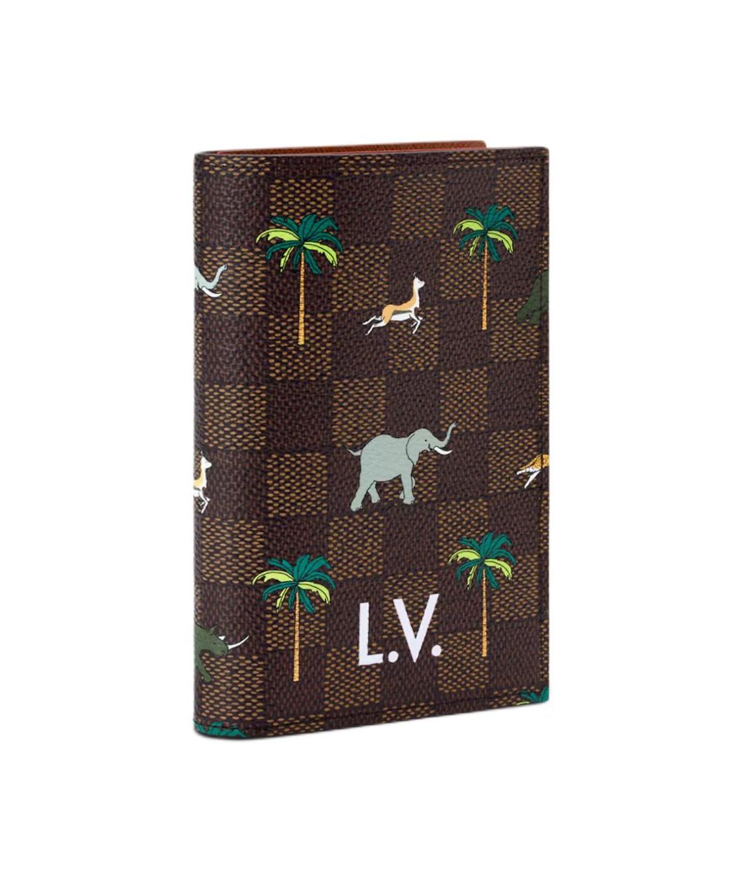 LOUIS VUITTON Коричневая папка для документов, фото 2