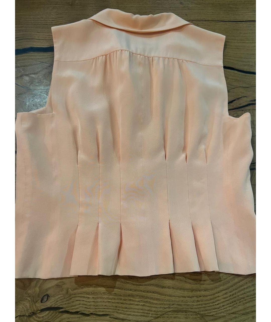 CHANEL Розовый шелковый костюм с юбками, фото 7