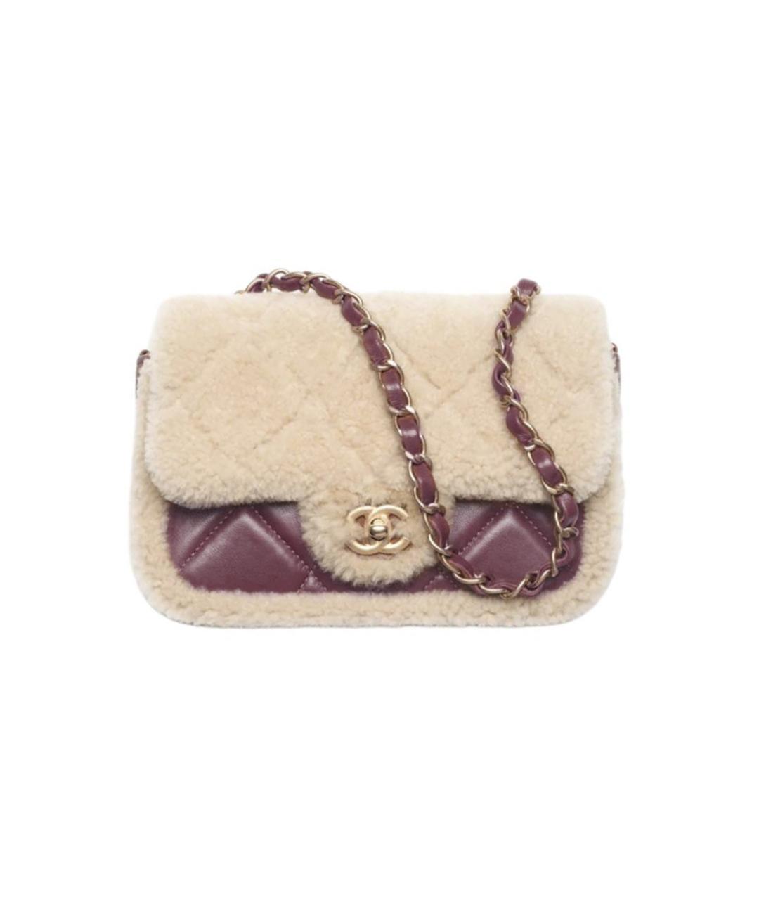 CHANEL Бежевая сумка через плечо, фото 1