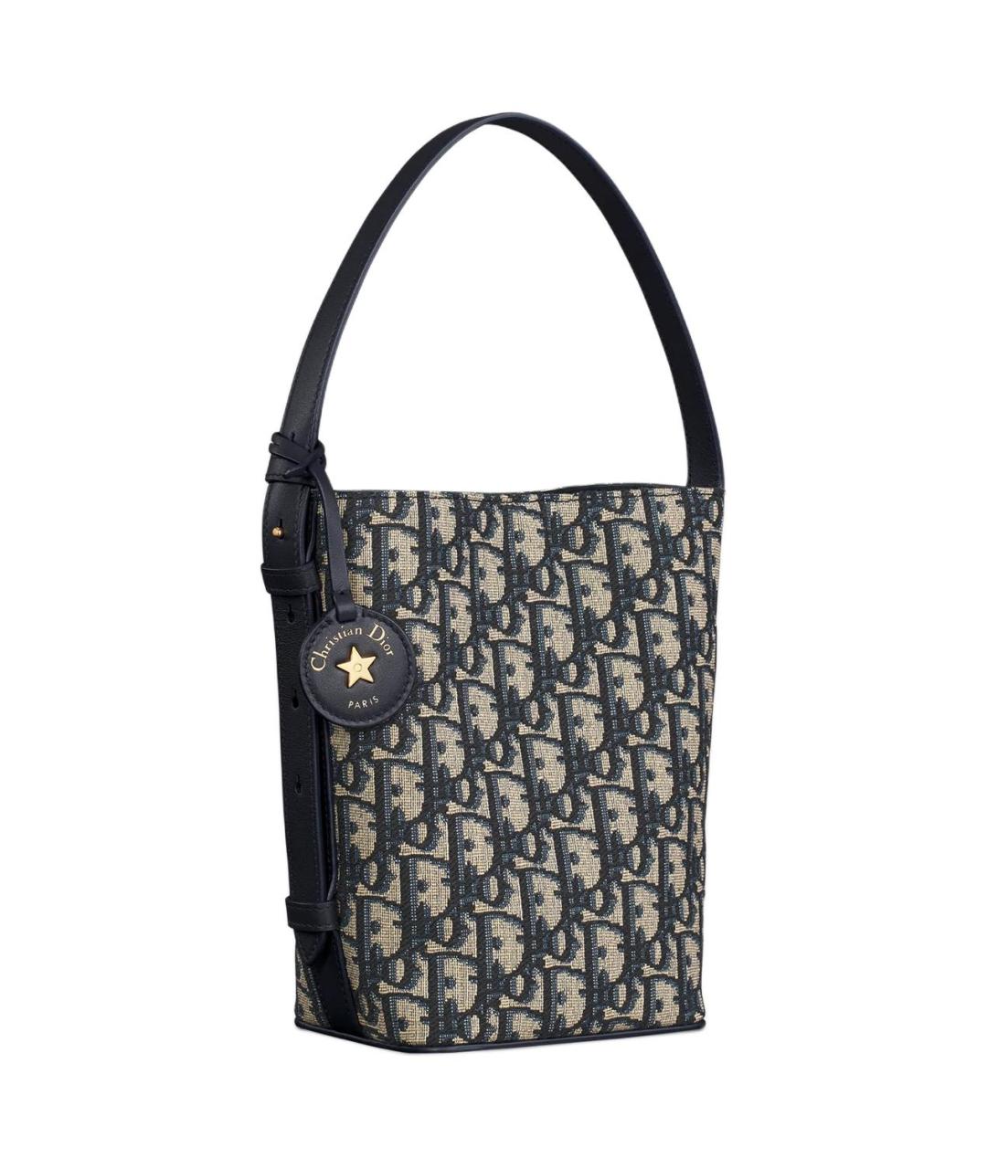 CHRISTIAN DIOR Темно-синяя сумка через плечо, фото 3