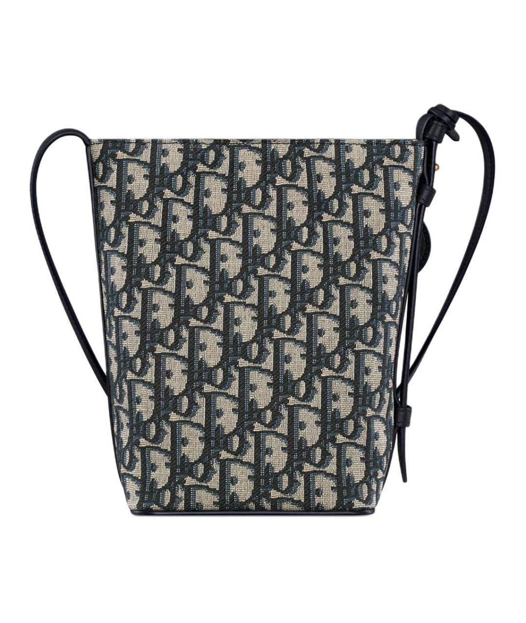 CHRISTIAN DIOR Темно-синяя сумка через плечо, фото 4