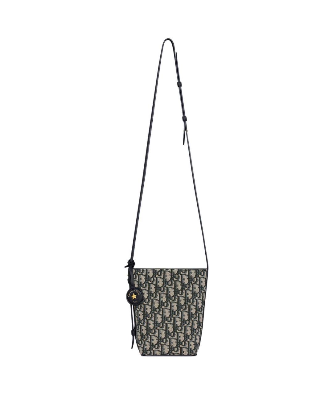 CHRISTIAN DIOR Темно-синяя сумка через плечо, фото 2