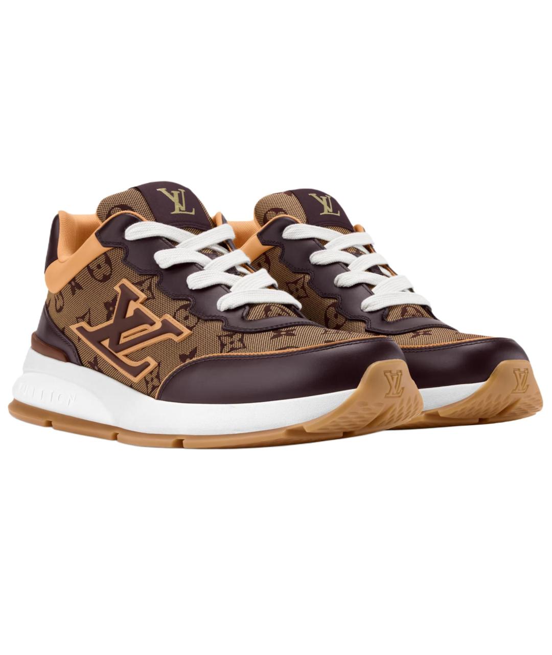 LOUIS VUITTON Мульти кожаные высокие кроссовки / кеды, фото 3