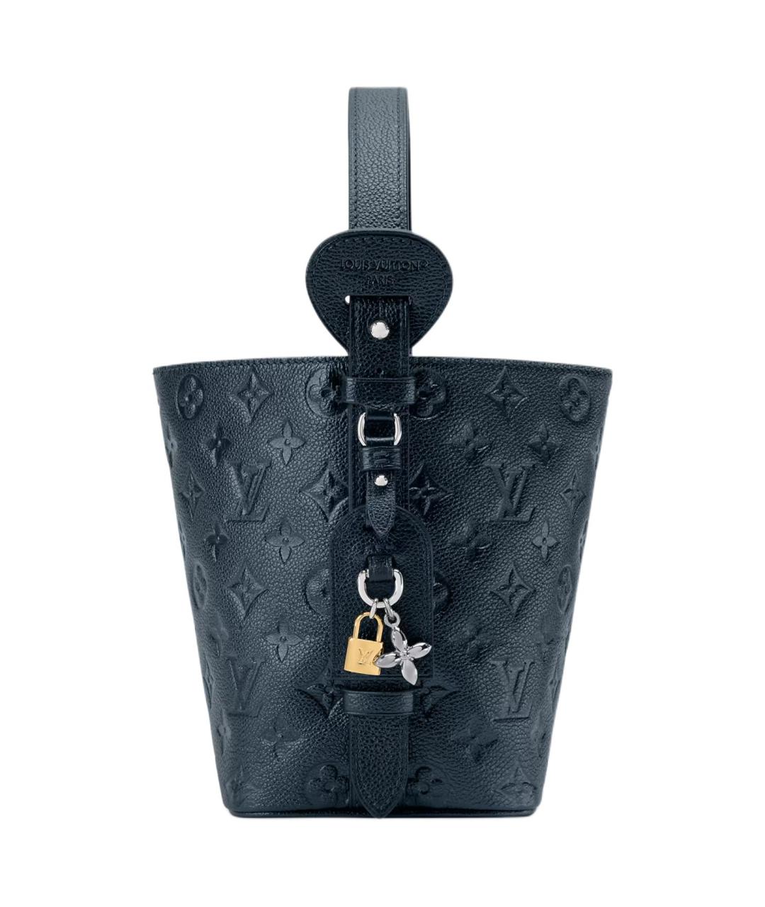 LOUIS VUITTON Темно-синяя кожаная сумка через плечо, фото 3