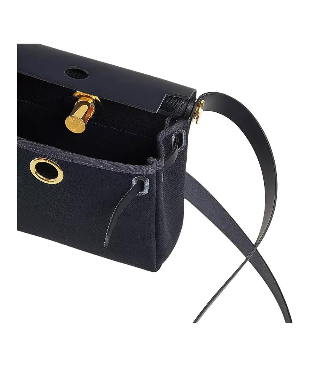 HERMES Черная сумка через плечо, фото 4