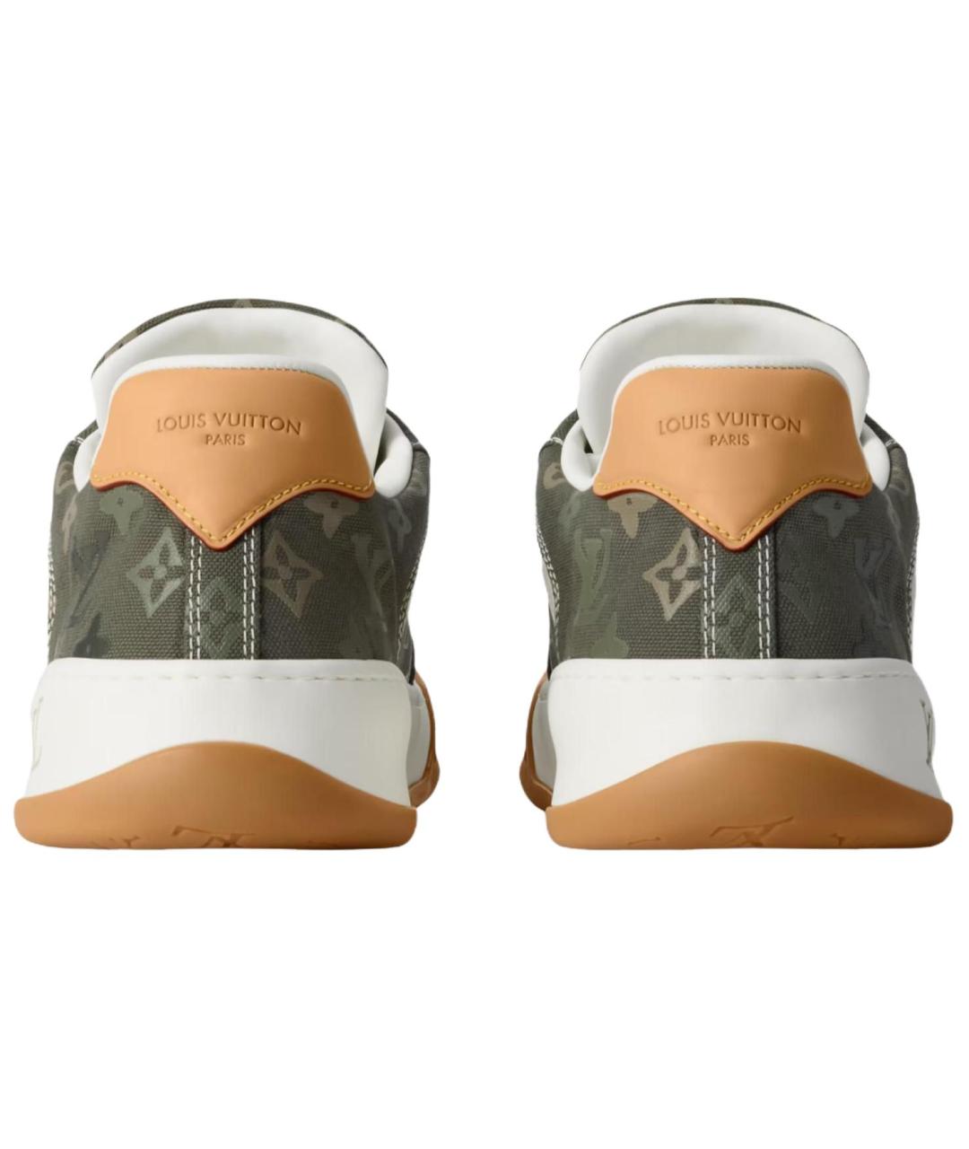 LOUIS VUITTON Зеленые низкие кроссовки / кеды, фото 5