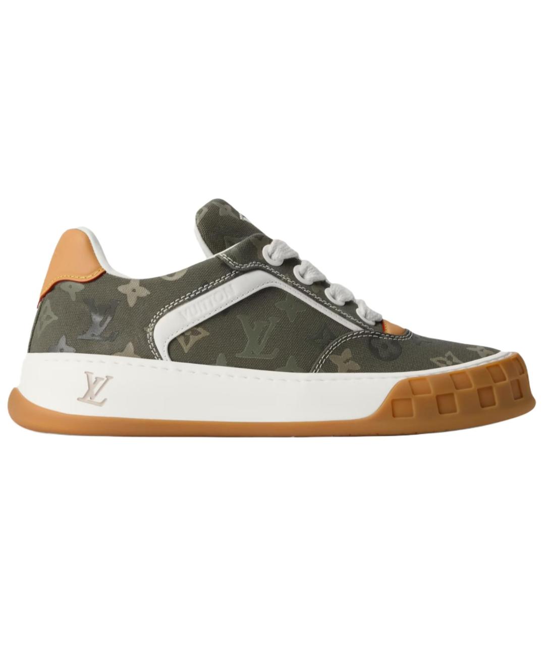 LOUIS VUITTON Зеленые низкие кроссовки / кеды, фото 1
