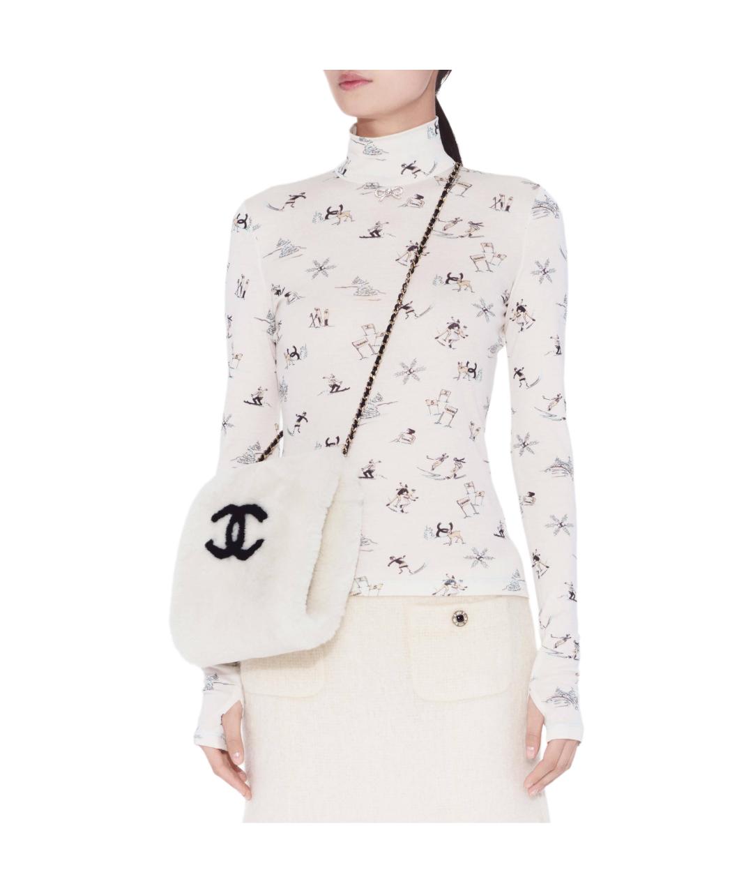 CHANEL Белая футболка, фото 1