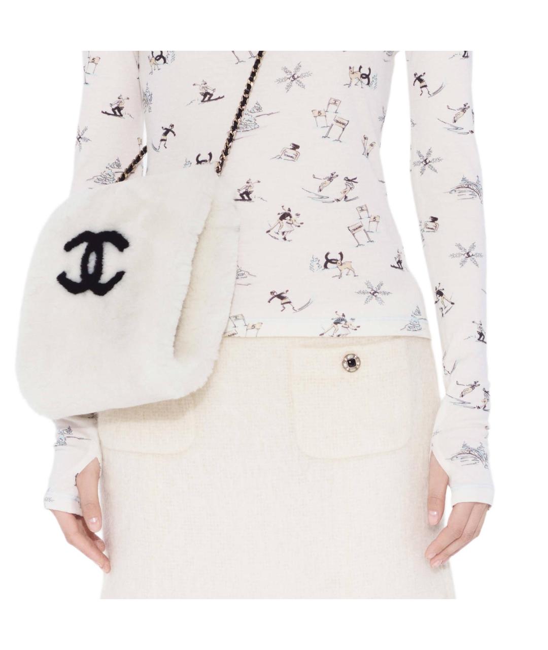 CHANEL Белая футболка, фото 5