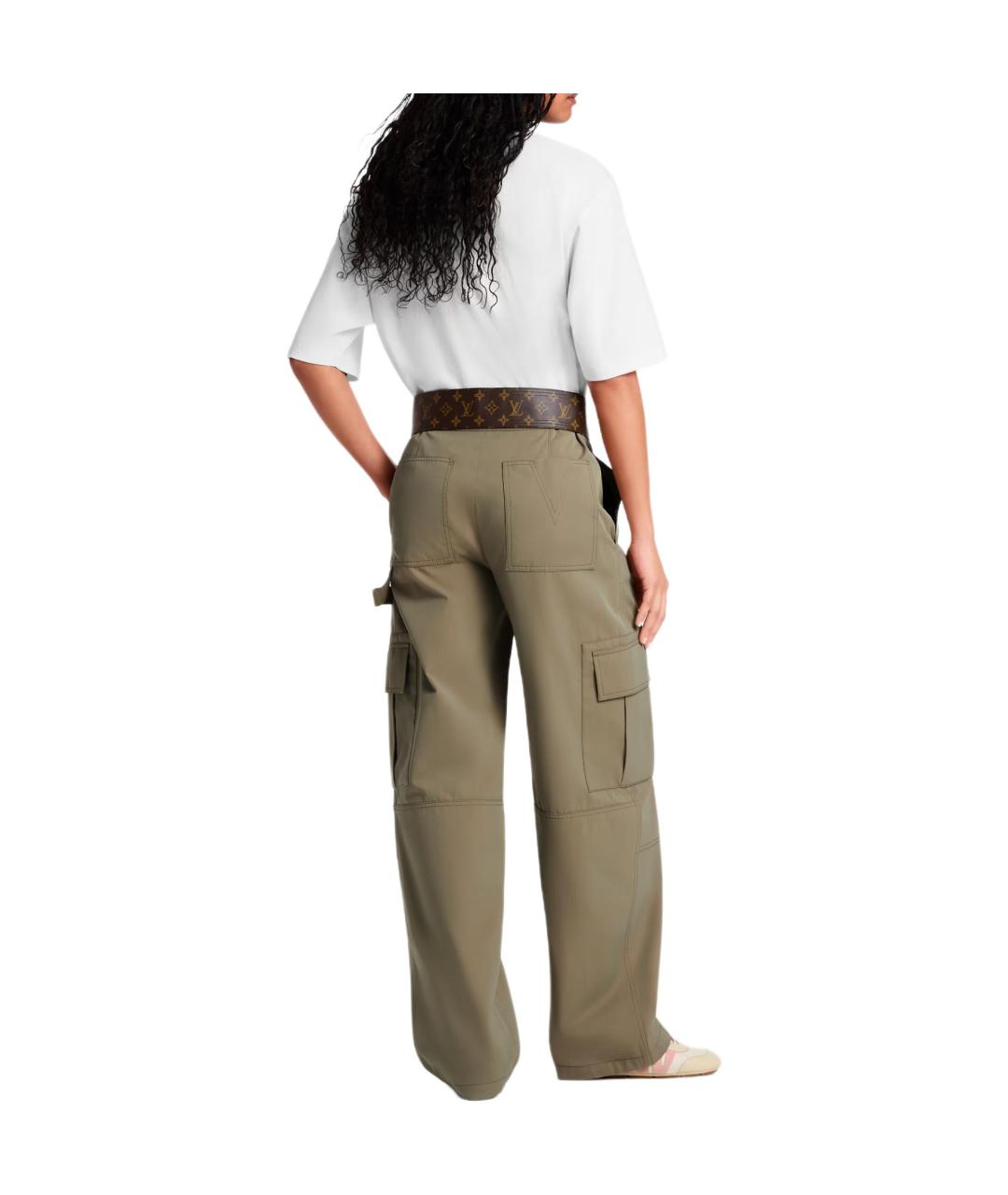 LOUIS VUITTON Белая хлопковая футболка, фото 5