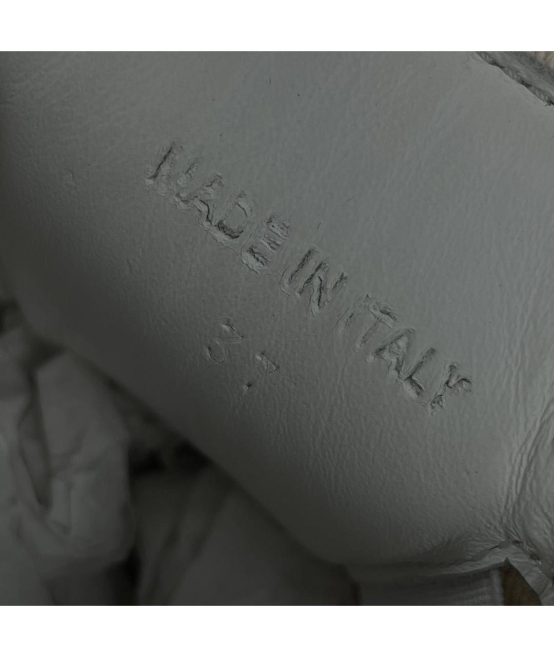 MAISON MARGIELA Белые текстильные кеды, фото 5