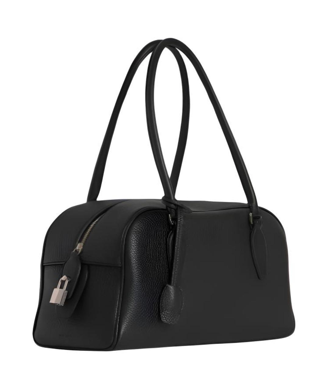 THE ROW Черная кожаная сумка тоут, фото 2