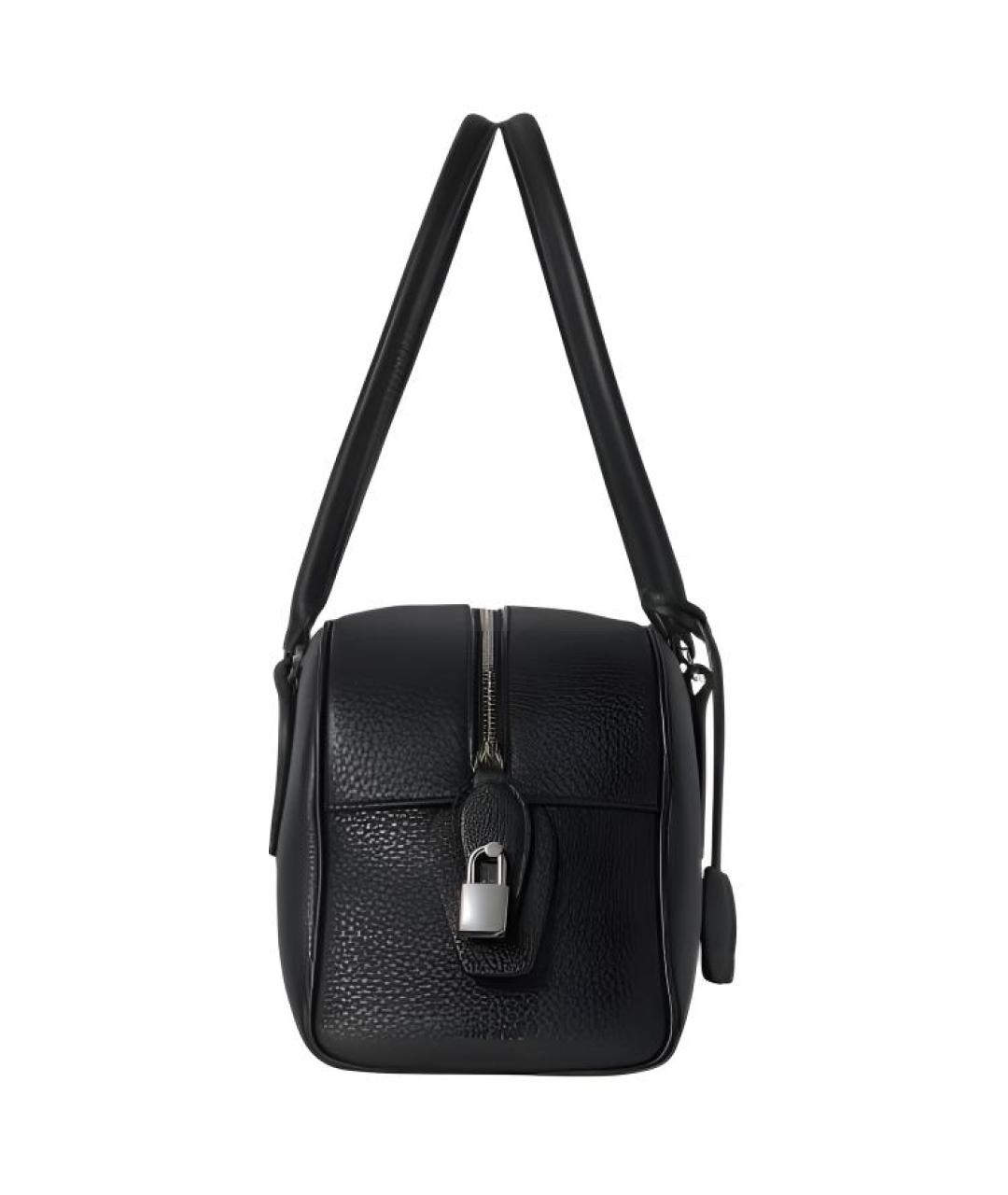 THE ROW Черная кожаная сумка тоут, фото 3