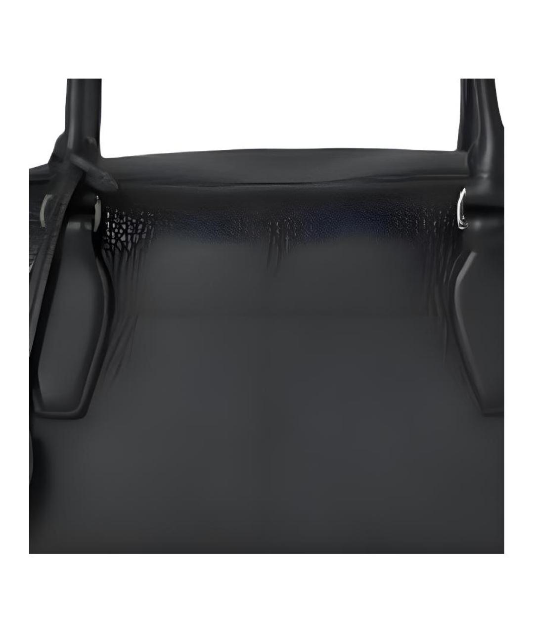 THE ROW Черная кожаная сумка тоут, фото 5