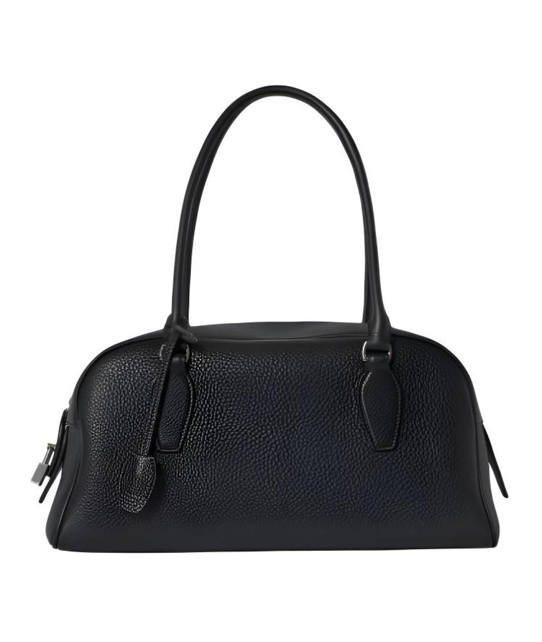 THE ROW Черная кожаная сумка тоут, фото 1