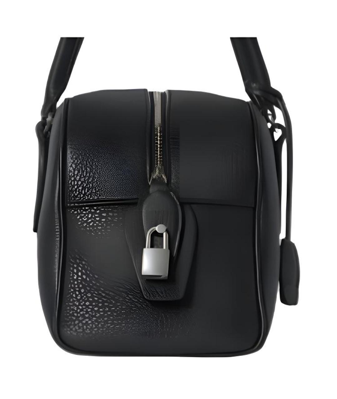 THE ROW Черная кожаная сумка тоут, фото 4