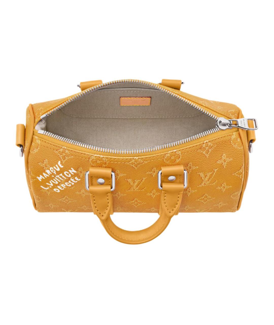 LOUIS VUITTON Желтая сумка на плечо, фото 4