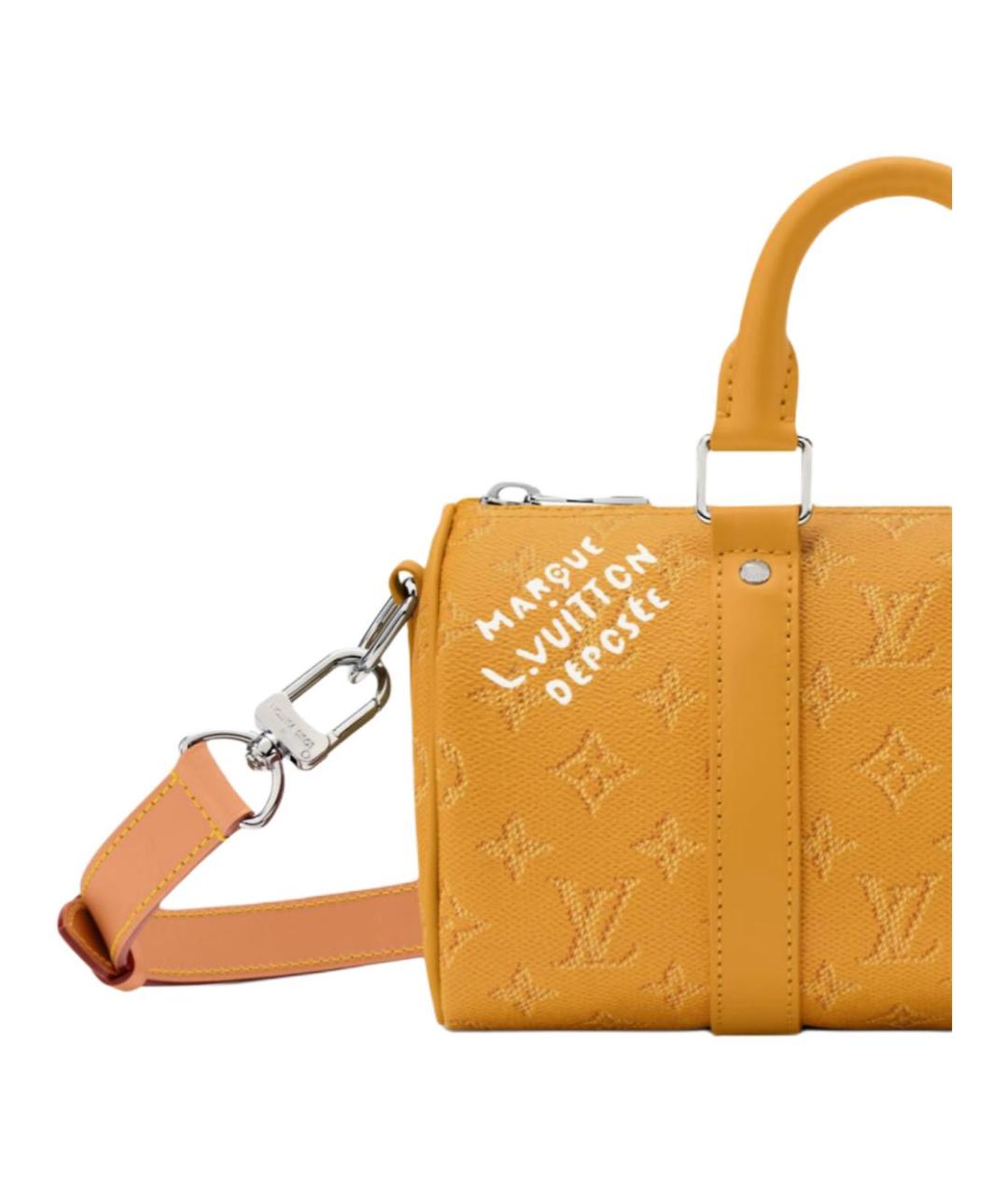 LOUIS VUITTON Желтая сумка на плечо, фото 5