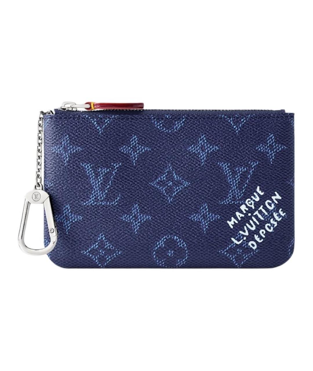LOUIS VUITTON Синяя ключница, фото 1