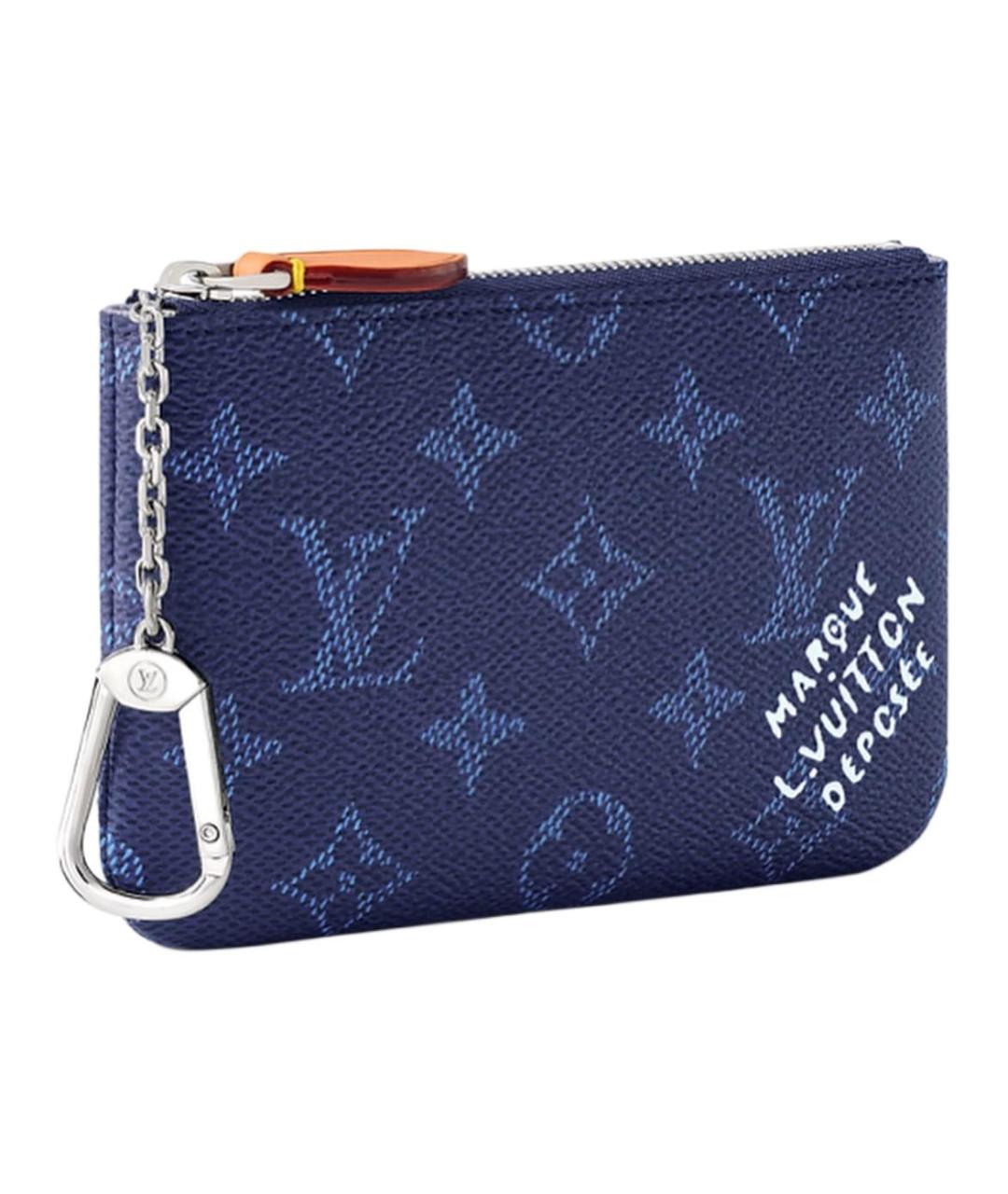 LOUIS VUITTON Синяя ключница, фото 2