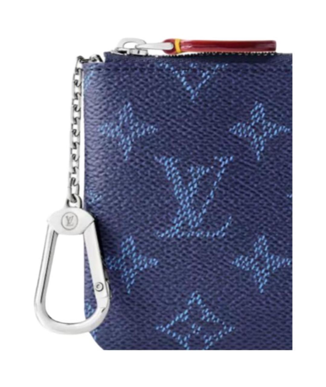 LOUIS VUITTON Синяя ключница, фото 5