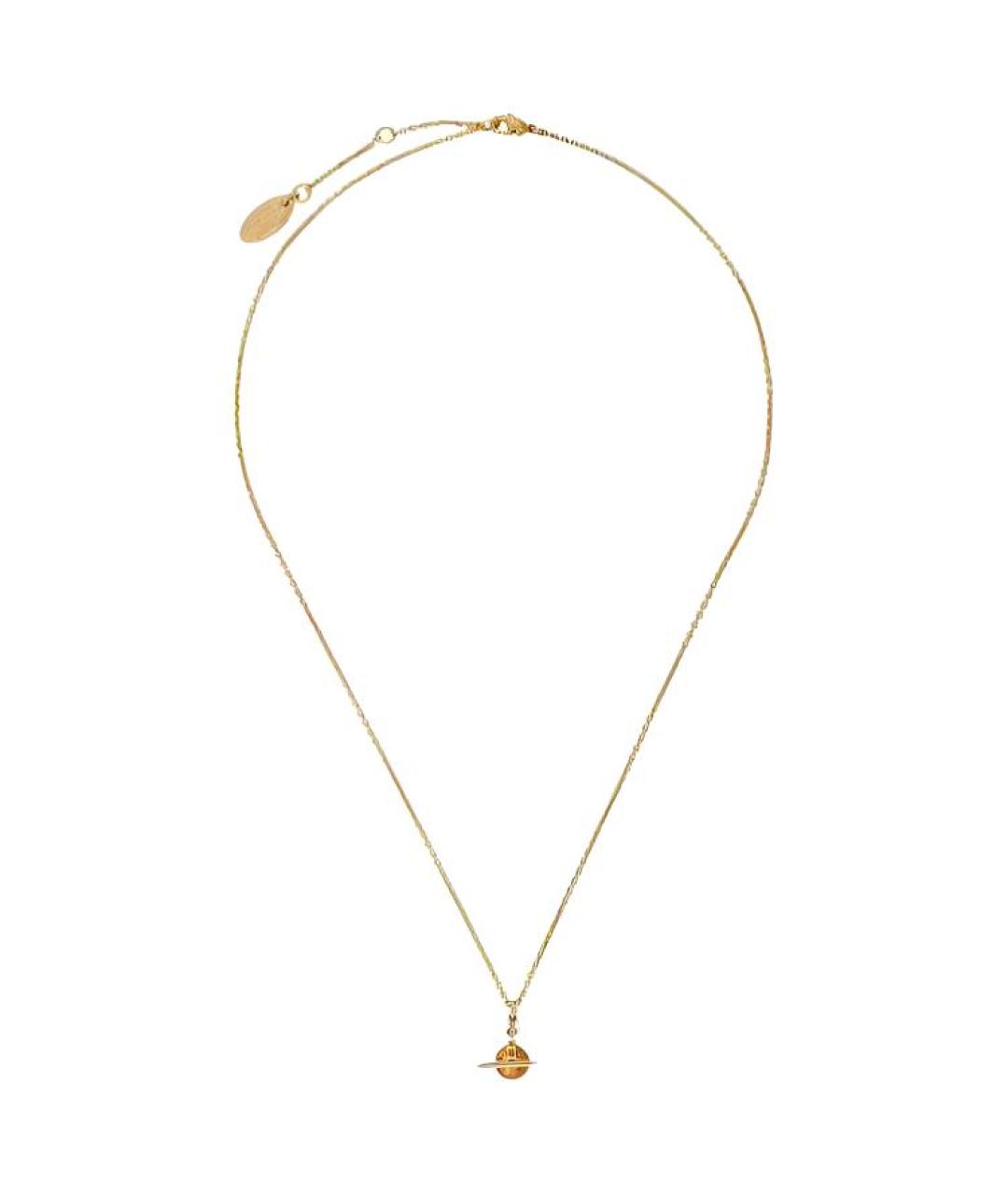 VIVIENNE WESTWOOD Золотая латунная цепочка, фото 1