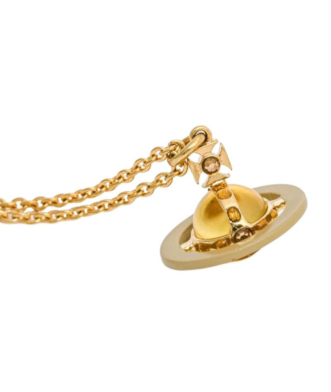 VIVIENNE WESTWOOD Золотая латунная цепочка, фото 3