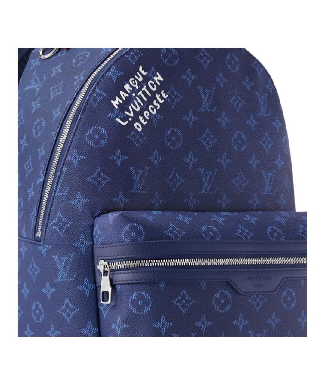 LOUIS VUITTON Синий рюкзак, фото 5