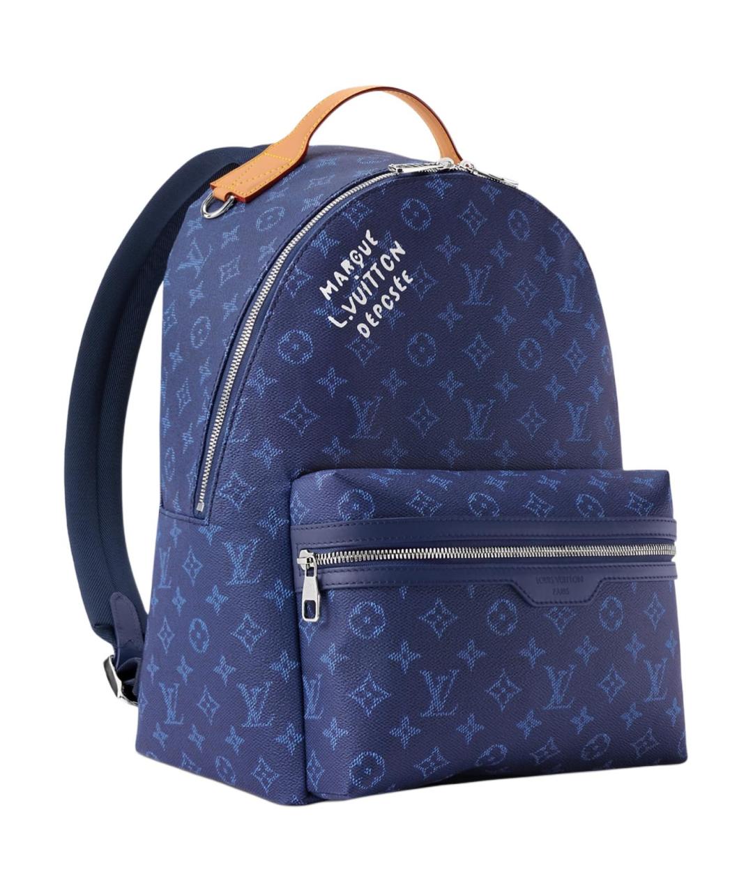 LOUIS VUITTON Синий рюкзак, фото 3