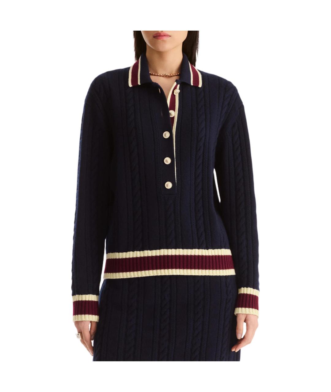 CHANEL Темно-синий кашемировый джемпер / свитер, фото 3