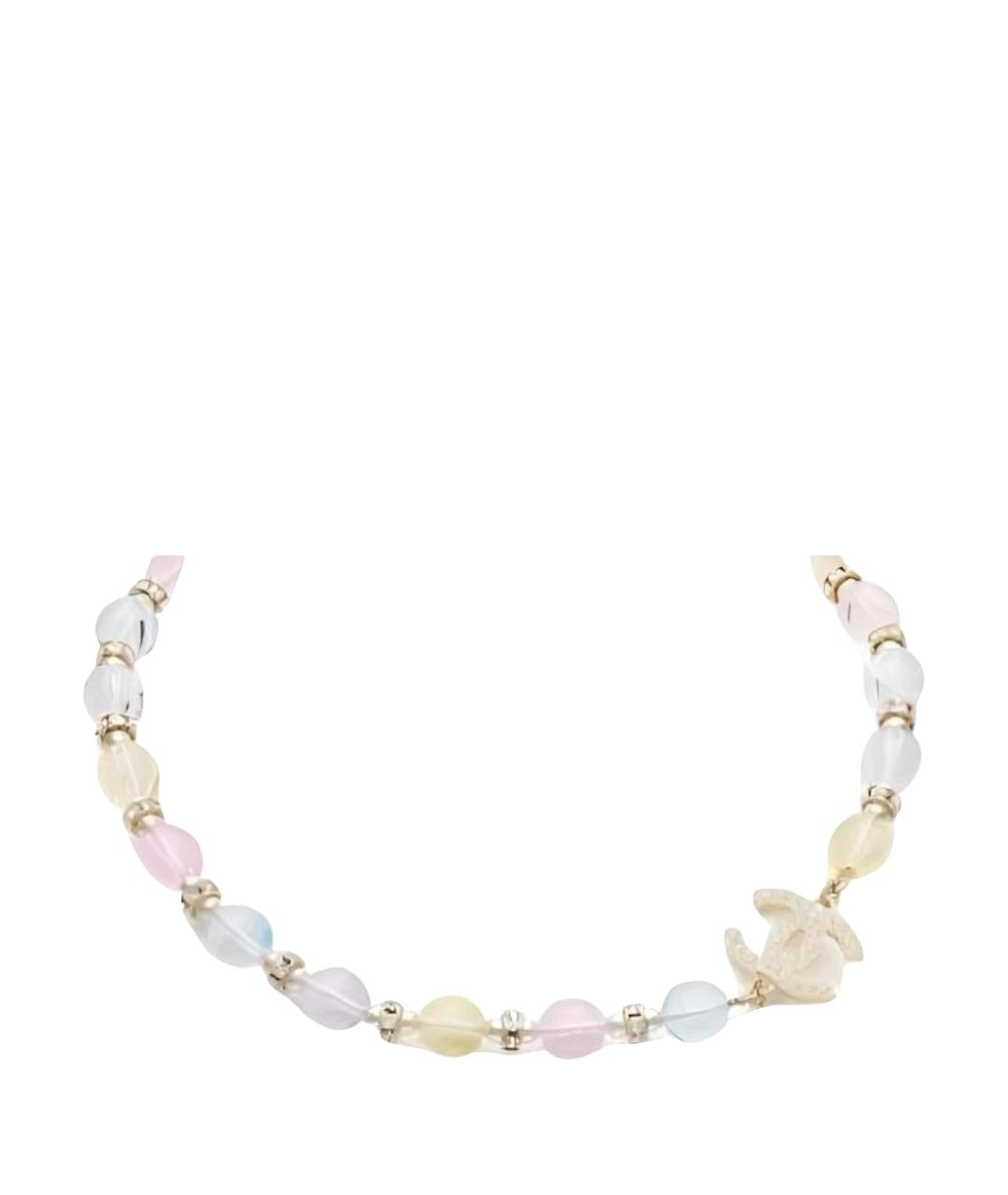 CHANEL Белое колье, фото 1