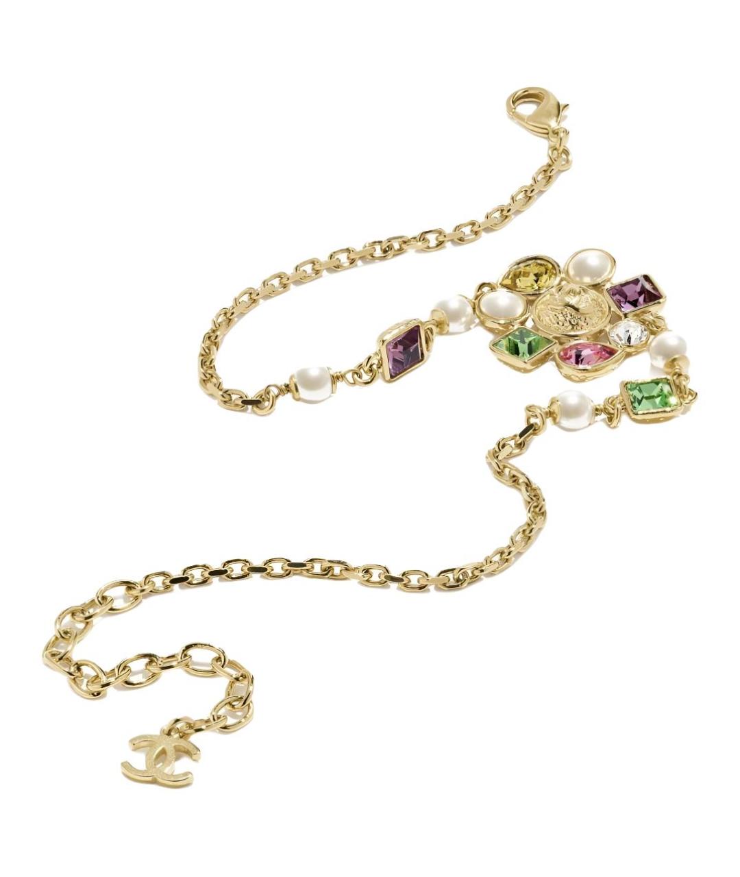 CHANEL Золотое колье, фото 2