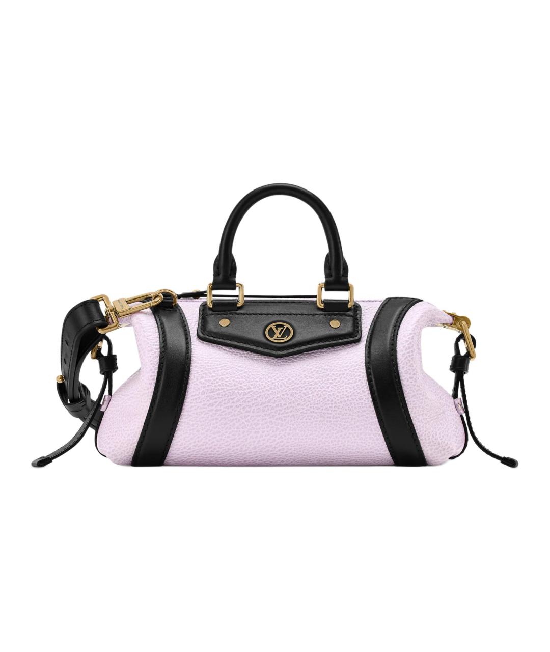 LOUIS VUITTON Розовая кожаная сумка тоут, фото 1