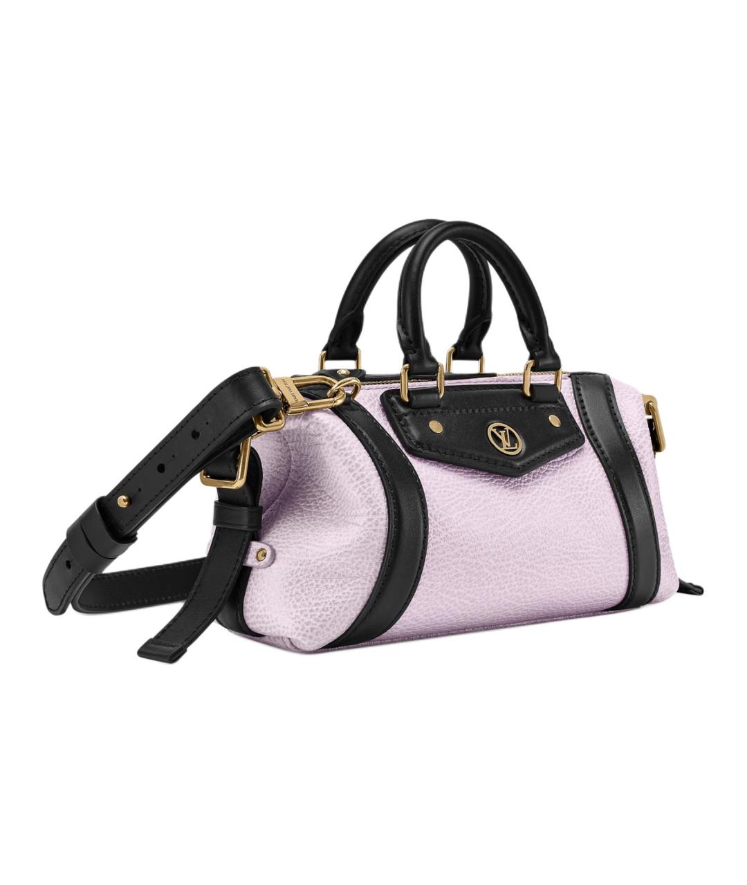 LOUIS VUITTON Розовая кожаная сумка тоут, фото 2