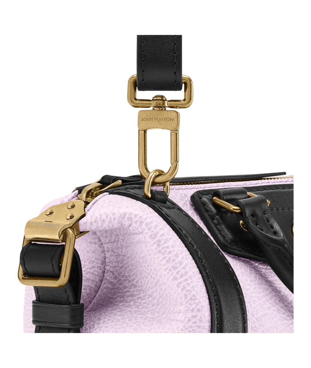 LOUIS VUITTON Розовая кожаная сумка тоут, фото 5