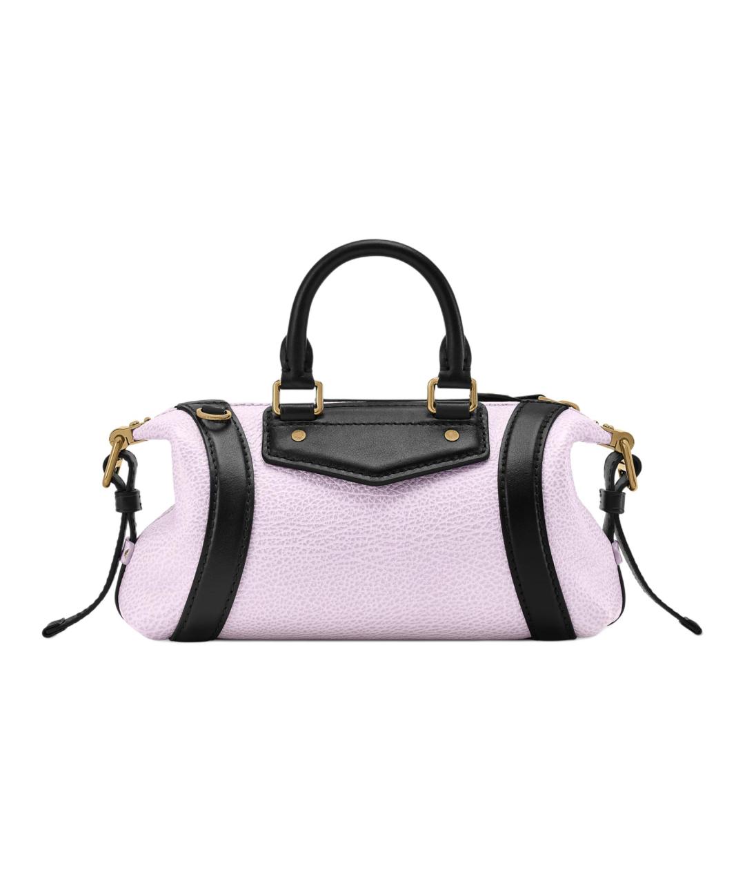 LOUIS VUITTON Розовая кожаная сумка тоут, фото 3