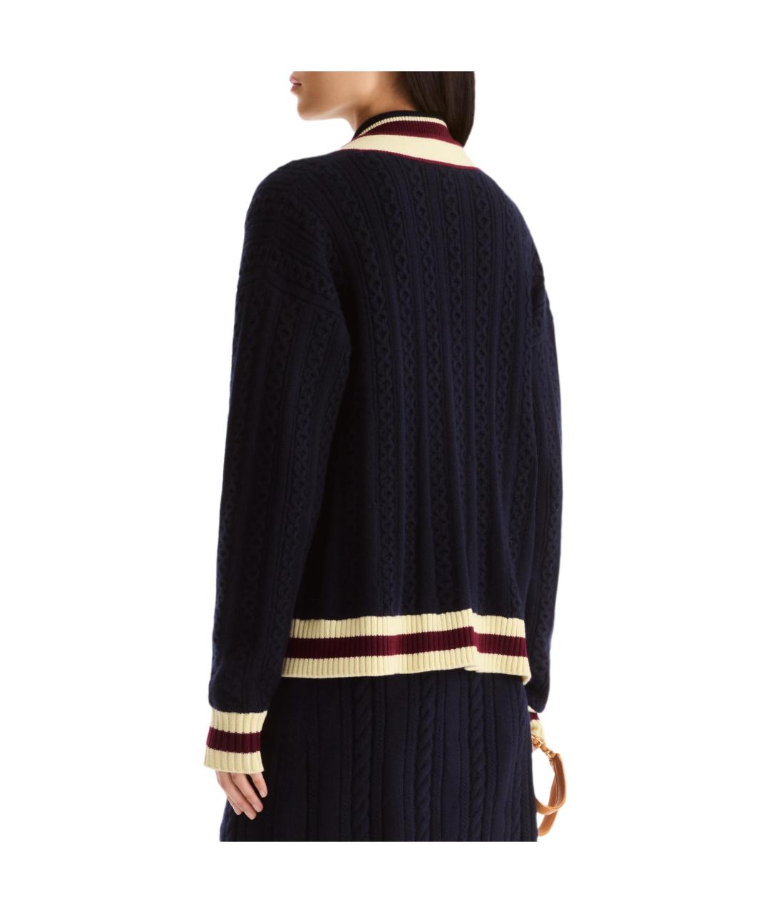 CHANEL Темно-синий кардиган, фото 3